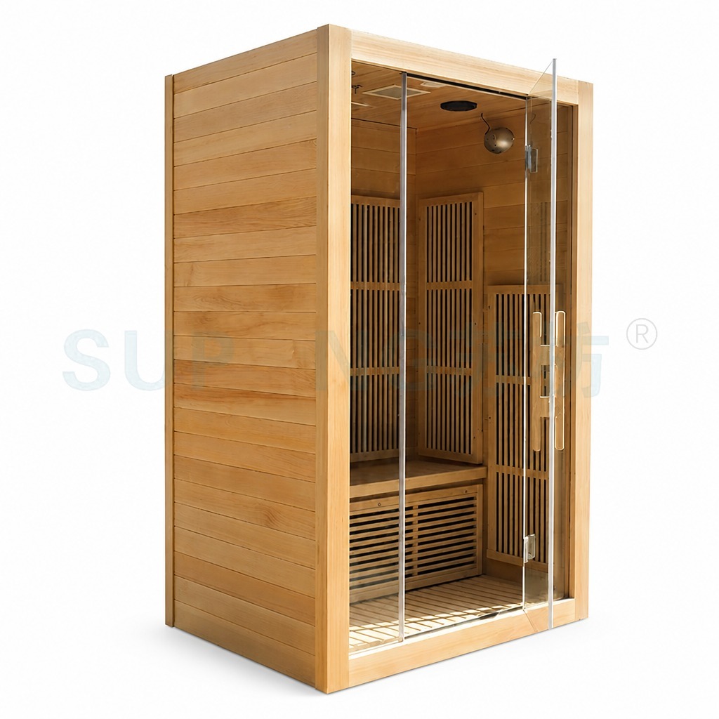 Far infrared sauna Canadian Hemlock