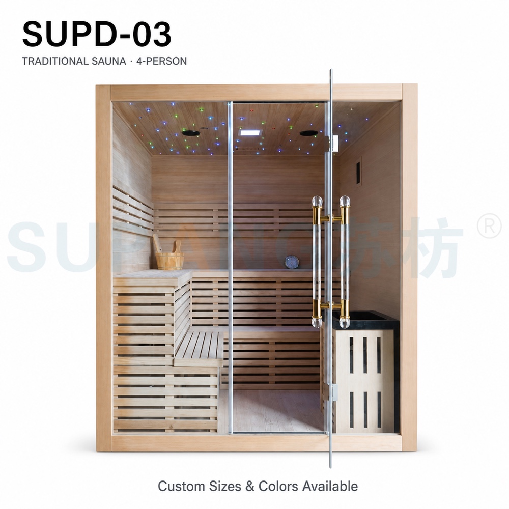 Traditional sauna SUPD-03 4 persons