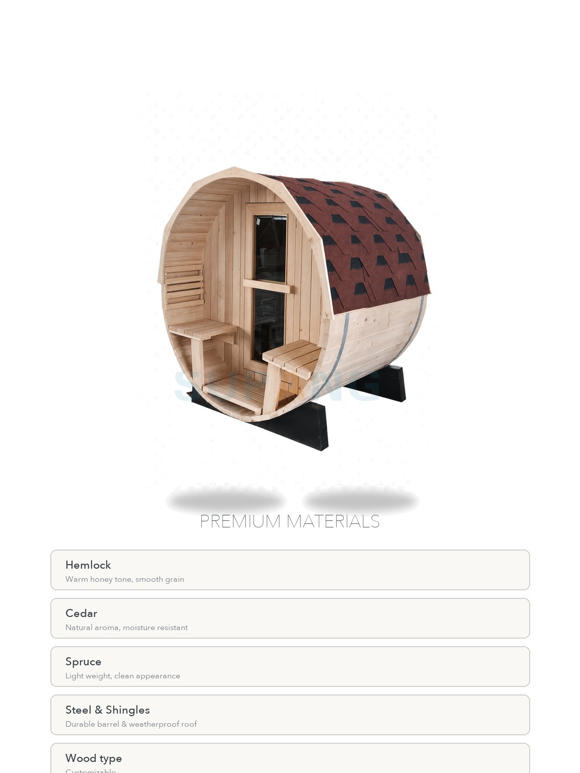 premium materials and craft