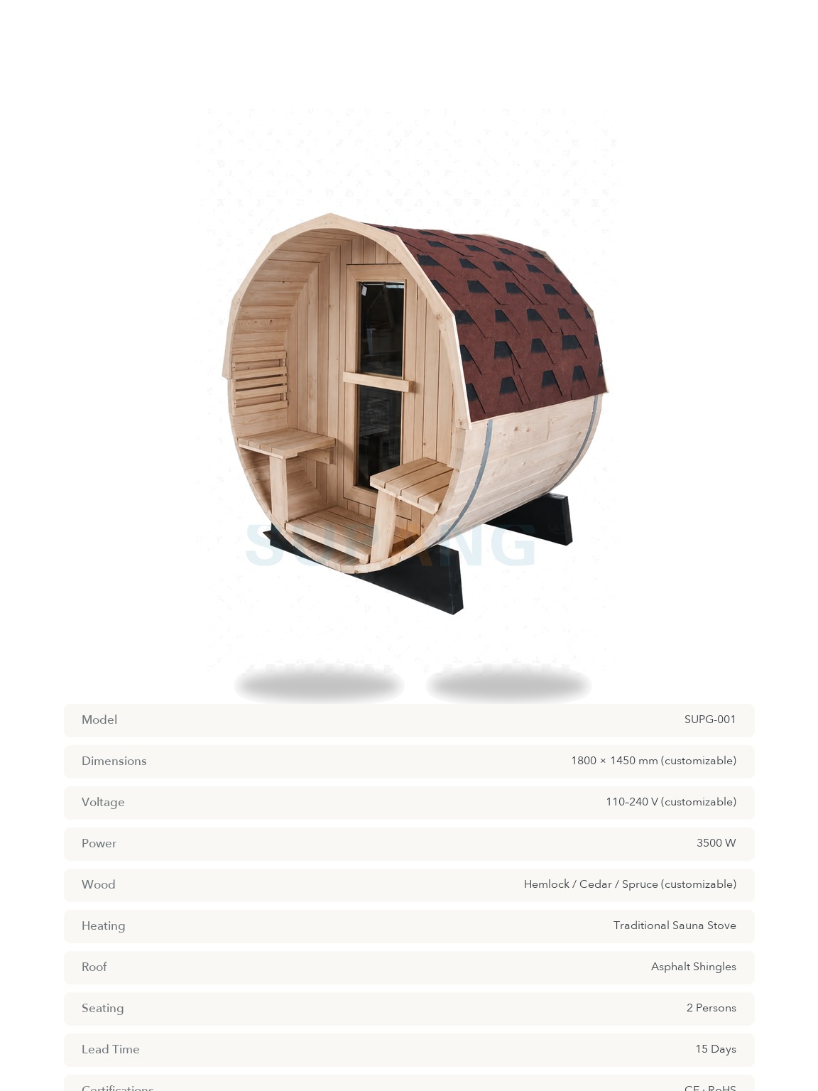 specifications