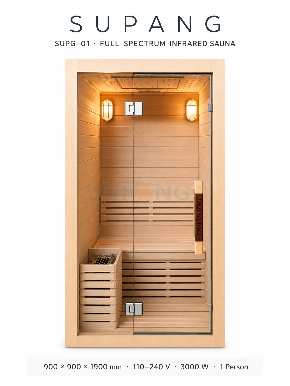 SUPANG single person traditional sauna hero