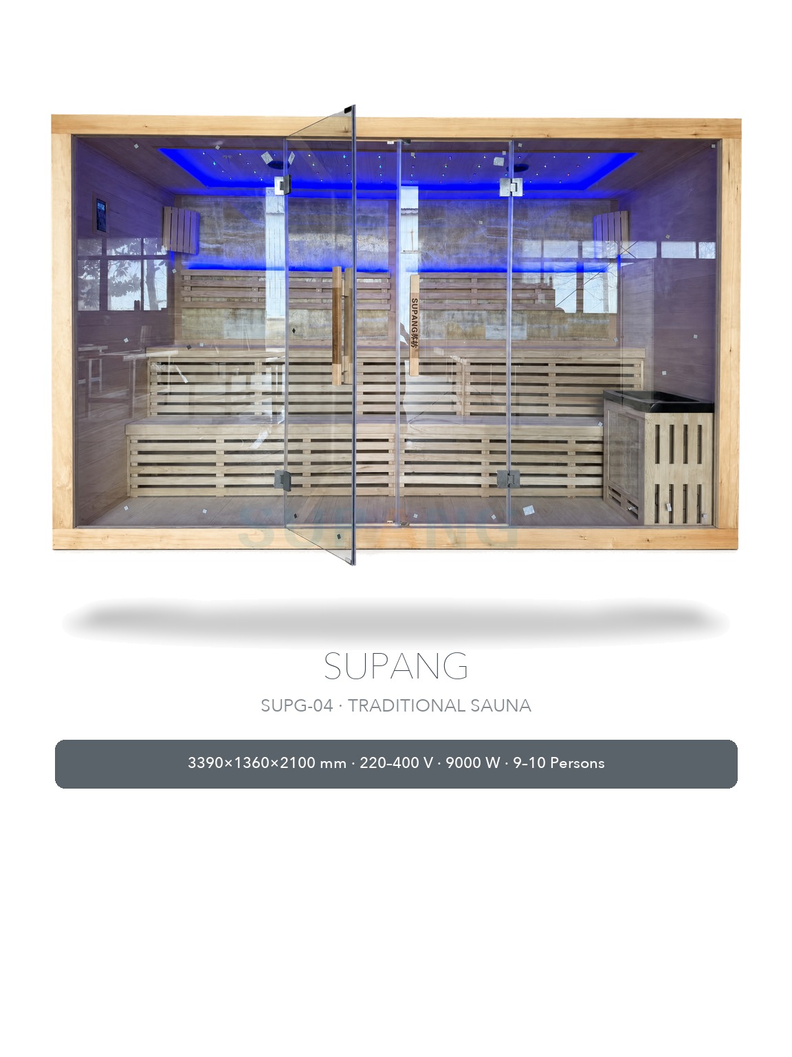 Cassina single person traditional sauna hero