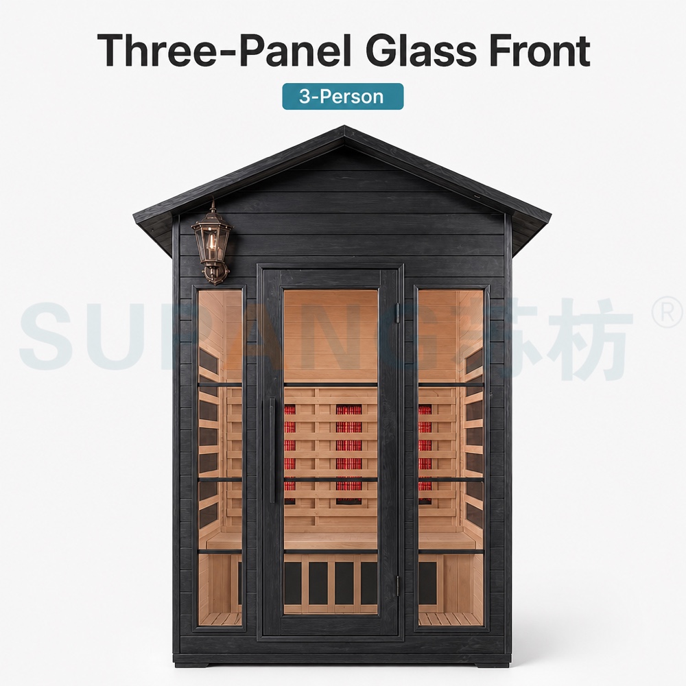three-glass front design