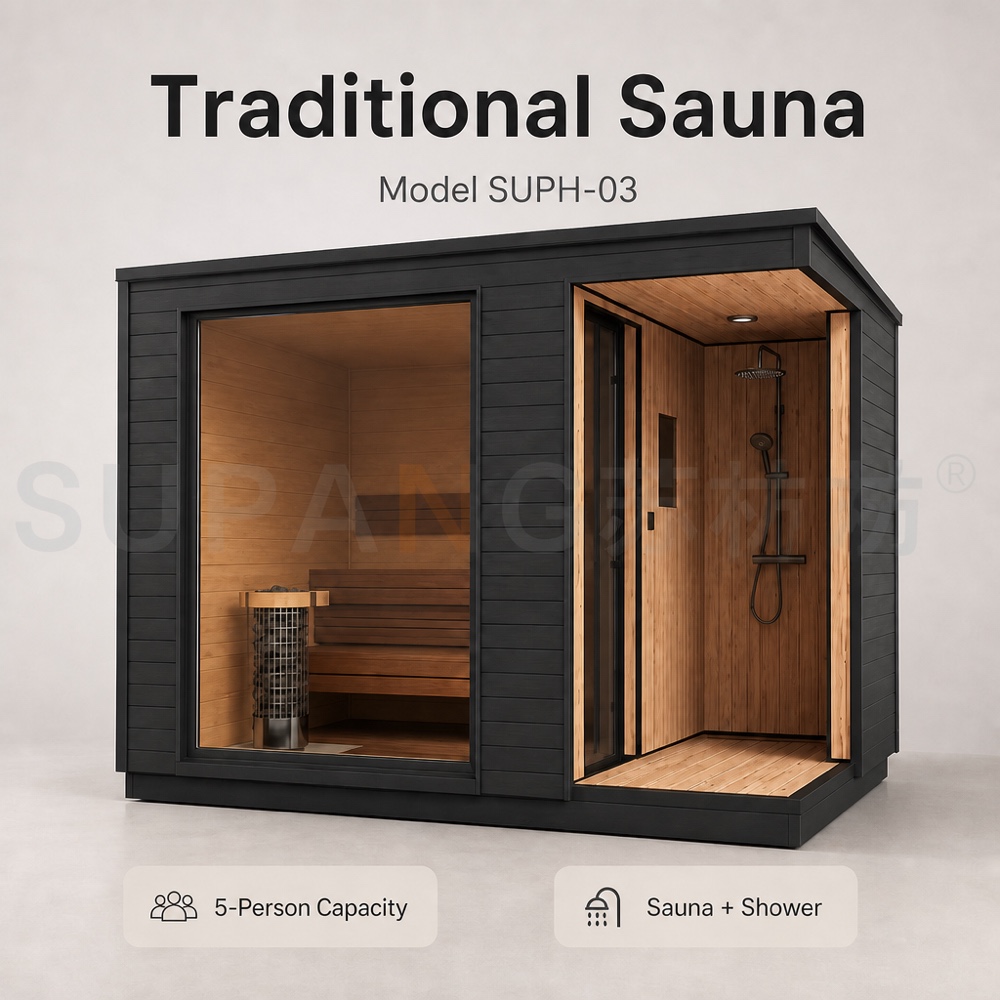 Traditional sauna SUPH-03 5 persons